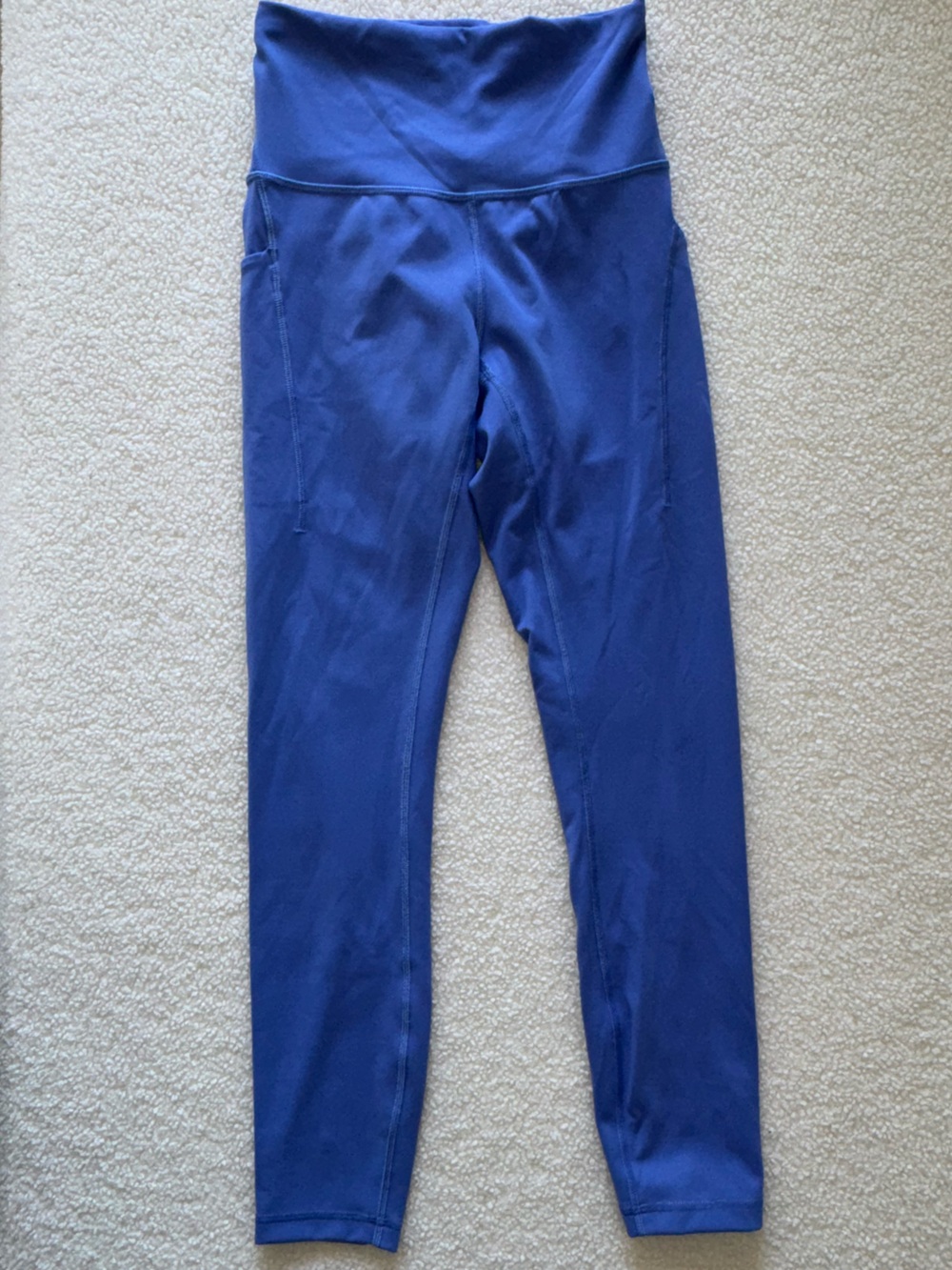 Lululemon Blue High-Rise Full-Length Leggings with Pockets Size 4